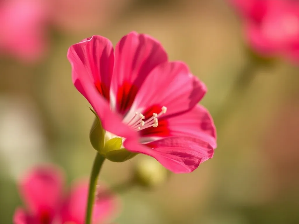 Close-up of a bicoloured Sweet William flower