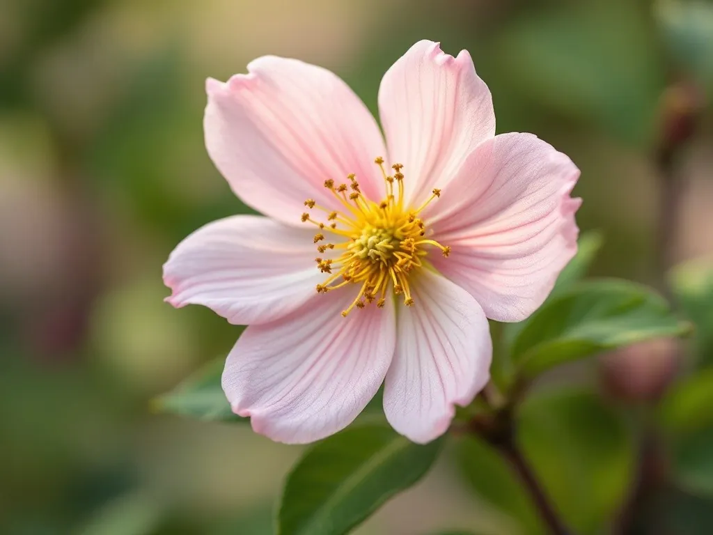 Close-up of a white-pink flower corymb of common ninebark