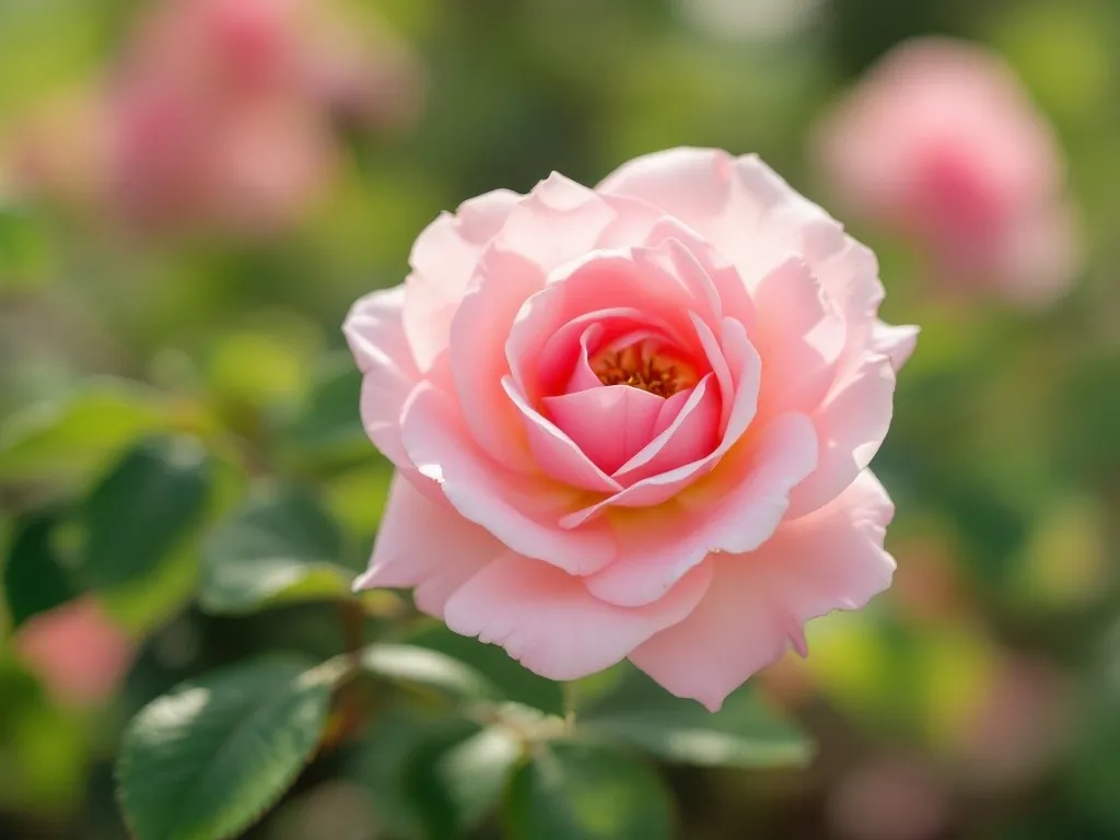 Close-up of a double, red hybrid tea rose flower