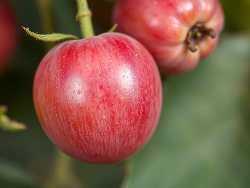 Nahaufnahme einer Traube reifer Weinbeeren, die vom Trieb herabhängt